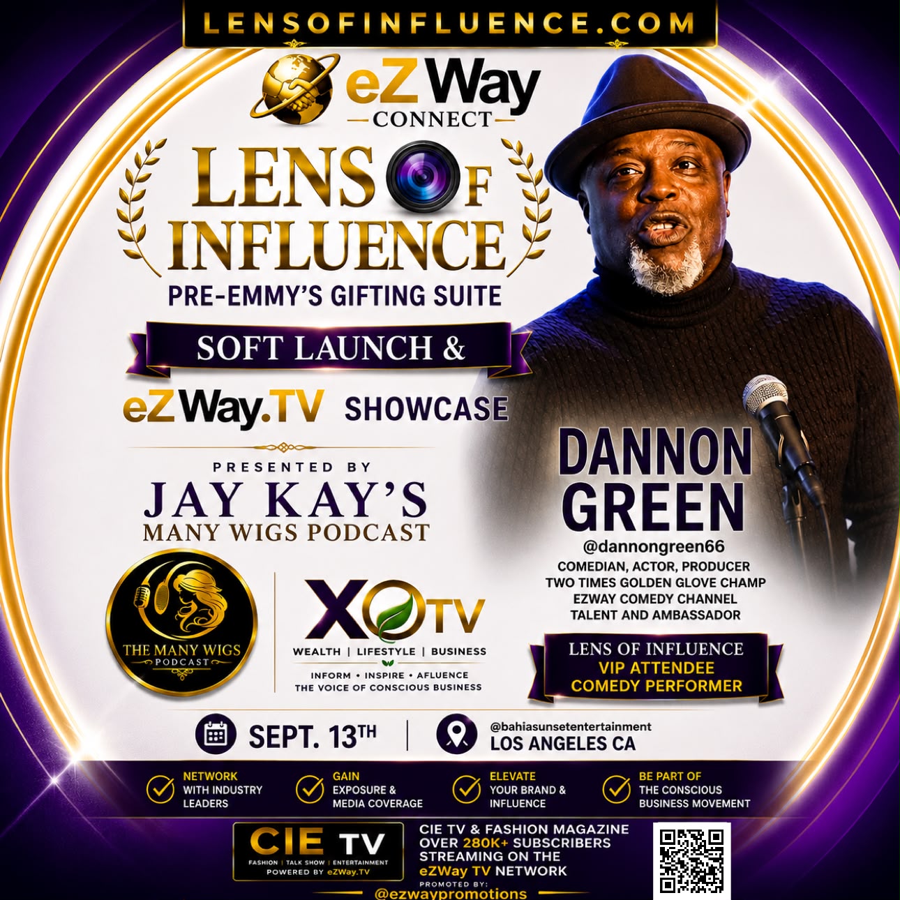 Dannon Green performer flyer