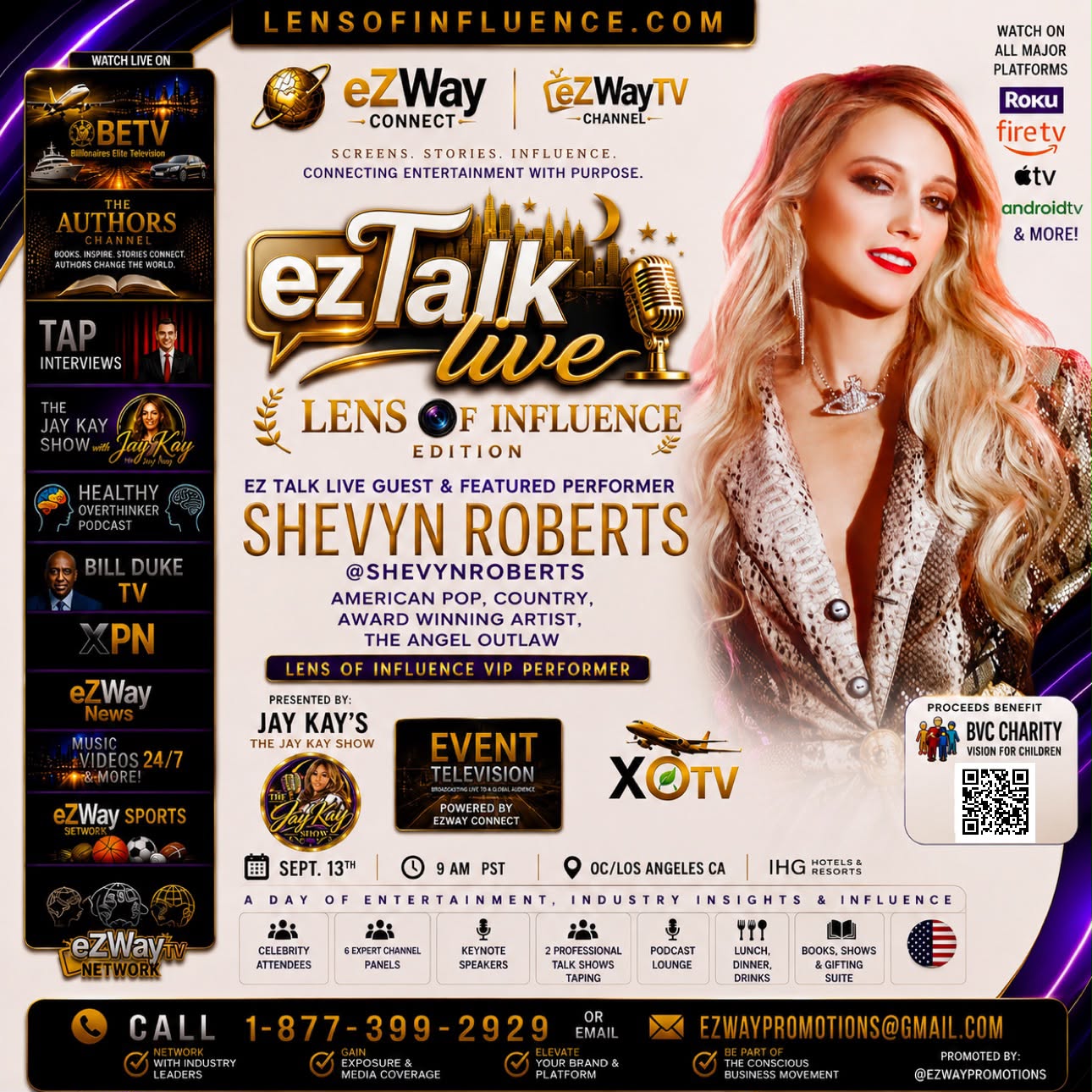 Shevyn Roberts performer flyer
